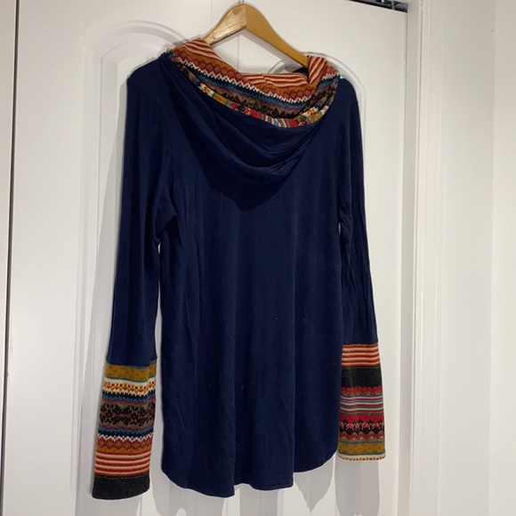 Rachel Kate Hooded Long Sleeved Tunic - Picture 2 of 2
